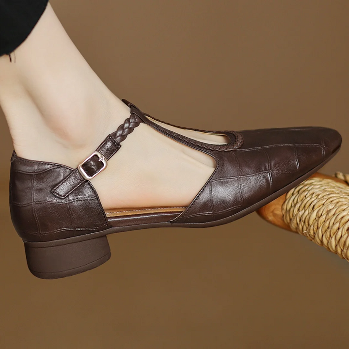 Henrietta | Leather Mary Janes