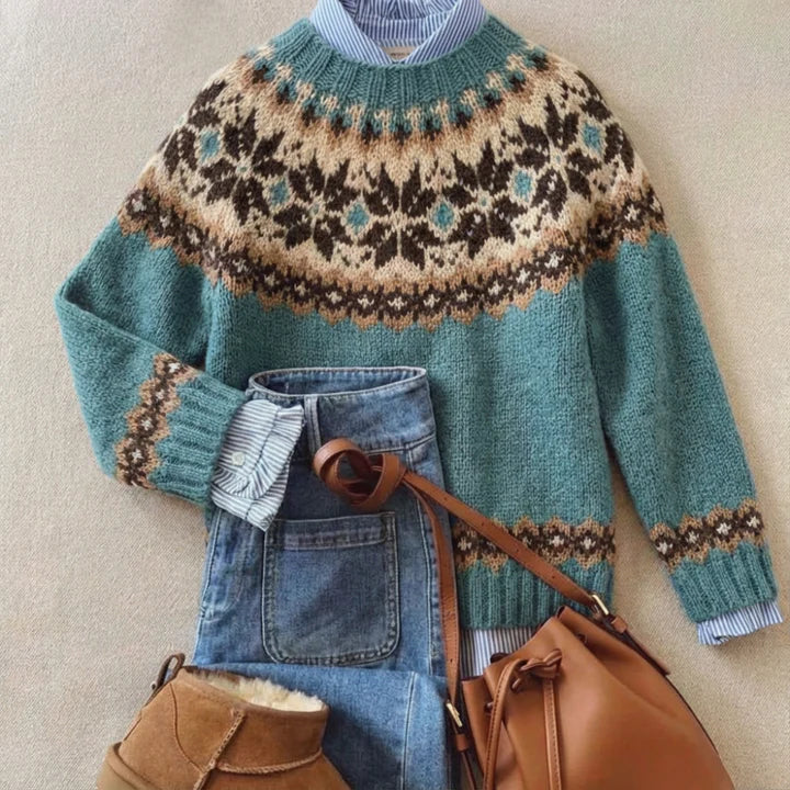 Belinda – Fair Isle Knit Jumper