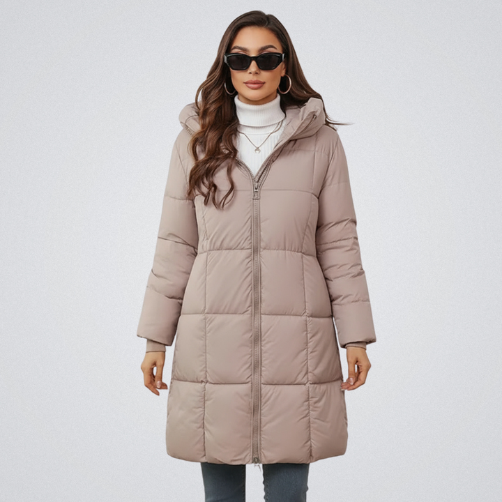 Cordelia – Hooded Long Puffer Coat