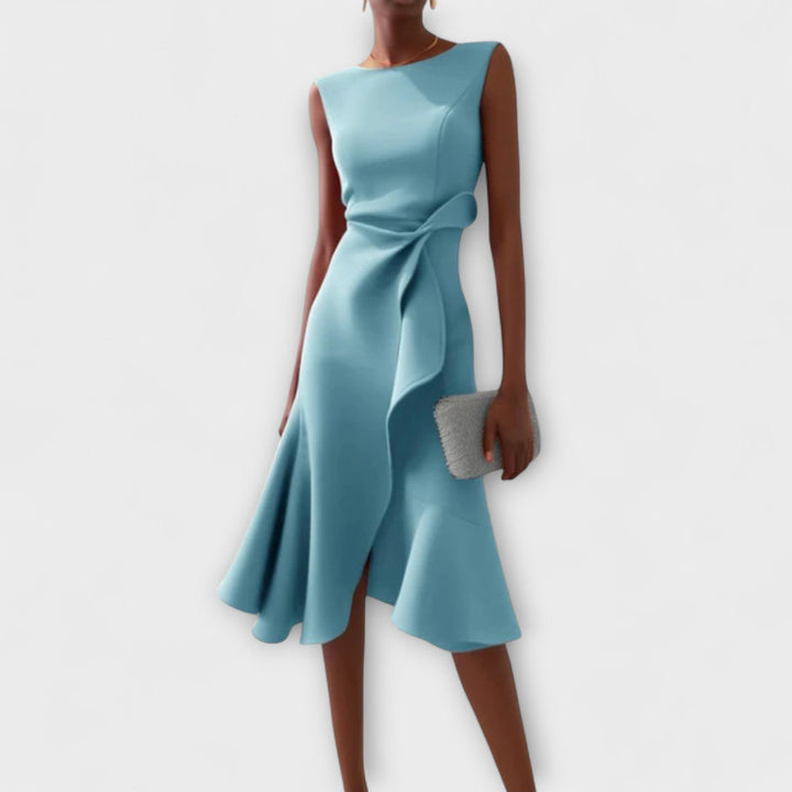 Rhiannon | Draped Asymmetric Midi