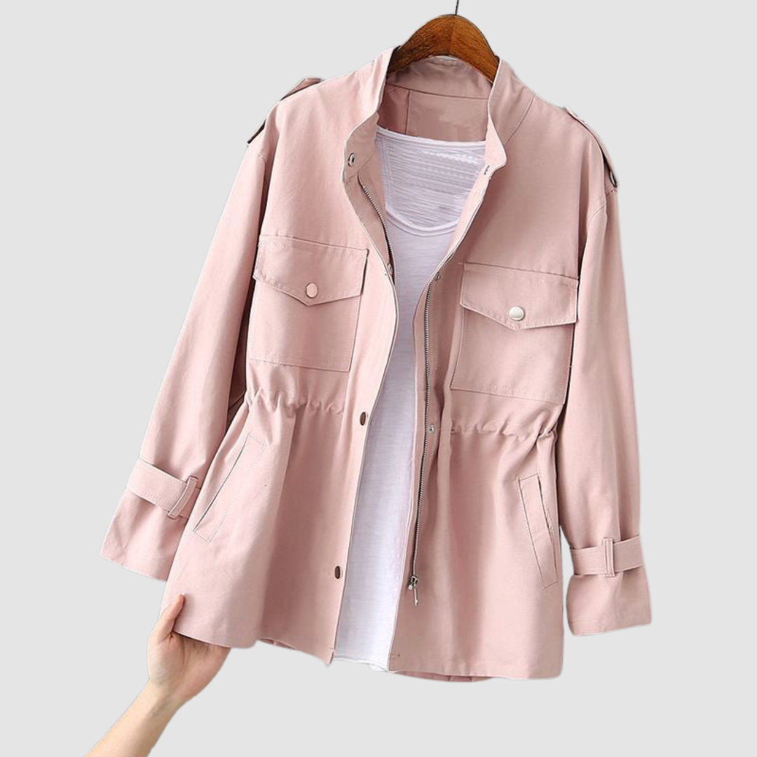 Daphne – Elasticated Waist Utility Jacket