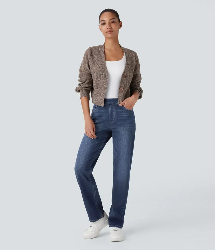 Elisha | Elastic and Comfortable Trousers with High Waist