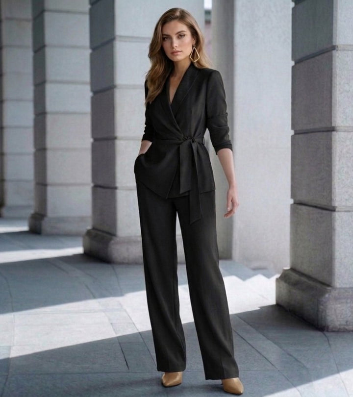 Isobel – Tailored Wide-Leg Two-Piece Set