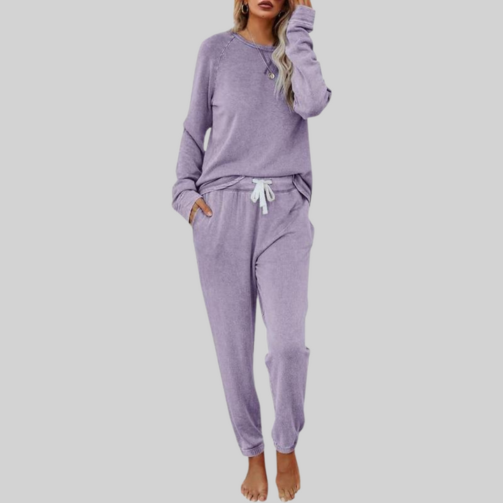 Tyne | Casual Long Sleeve and Joggers Set