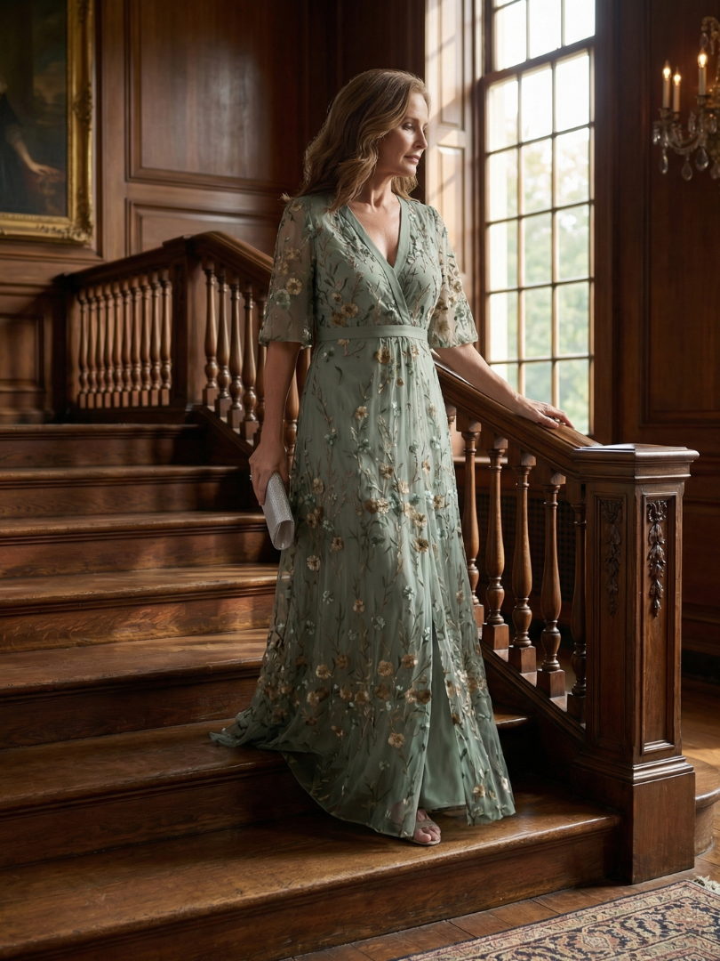Abigail | Halter Bloom Flow Maxi Dress