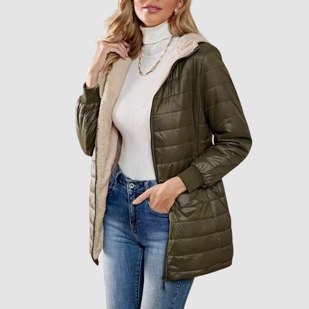 Eilidh – Fleece-Lined Quilted Winter Coat