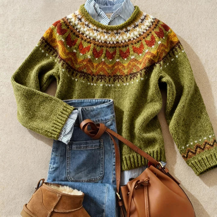 Iona – Fair Isle Knit Jumper