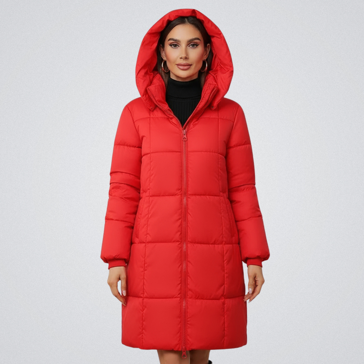 Cordelia – Hooded Long Puffer Coat