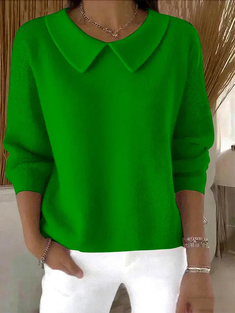 Clodagh – Peter Pan Collar Relaxed Top