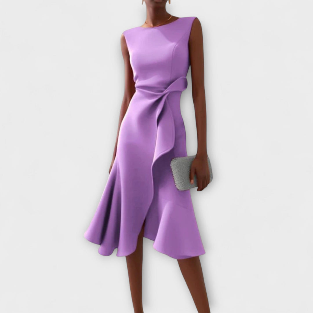 Rhiannon | Draped Asymmetric Midi