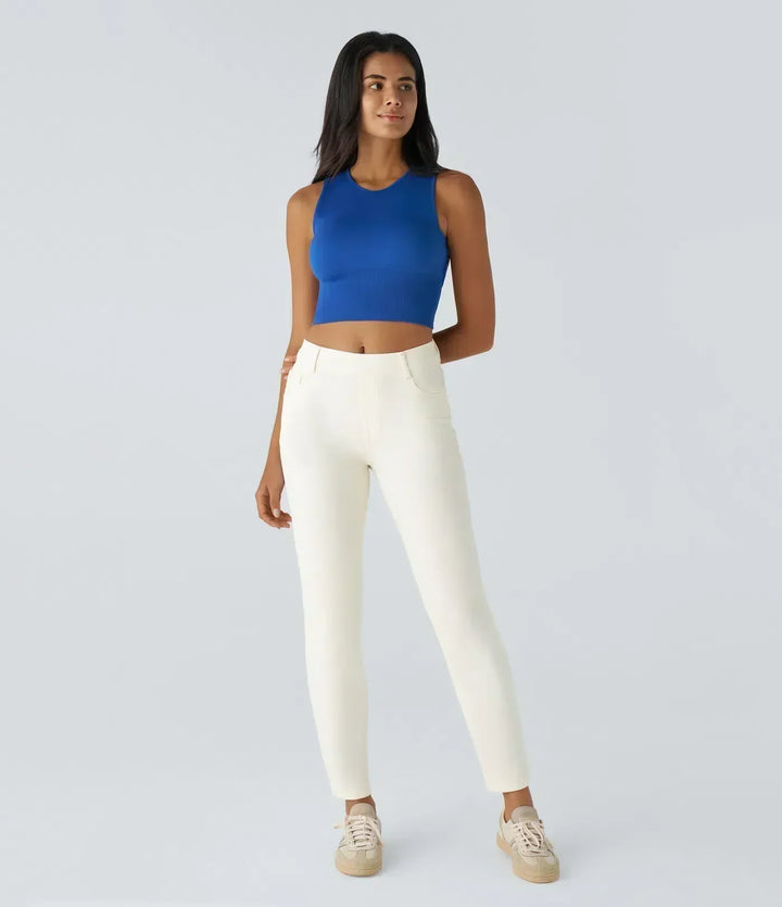 Elisha | Elastic and Comfortable Trousers with High Waist