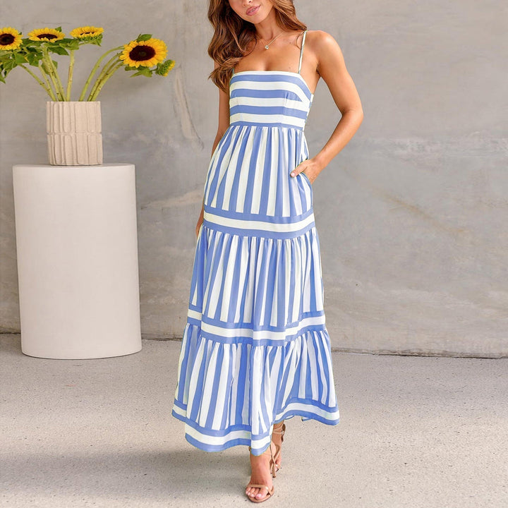 Rosalyn | Colour Block Maxi Dress