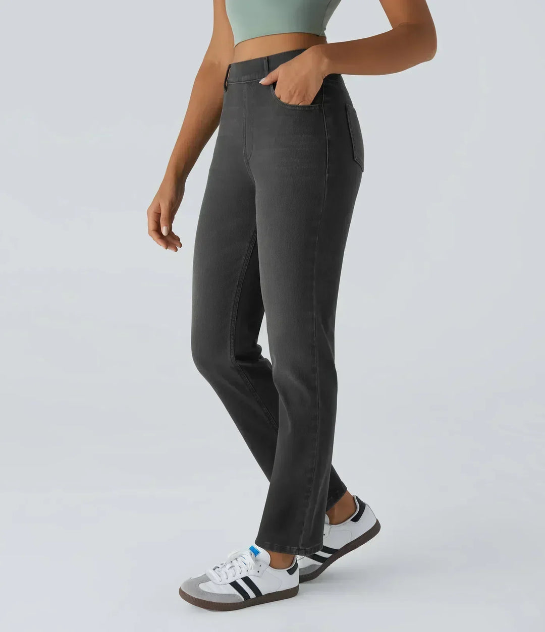 Elisha | Elastic and Comfortable Trousers with High Waist