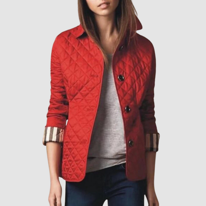 Pauline – Quilted Button-Up Jacket