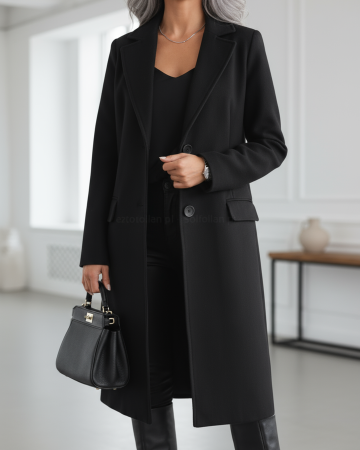 Linda – Elegant Long Tailored Coat