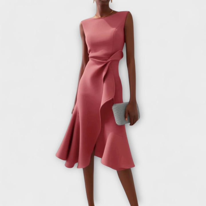 Rhiannon | Draped Asymmetric Midi