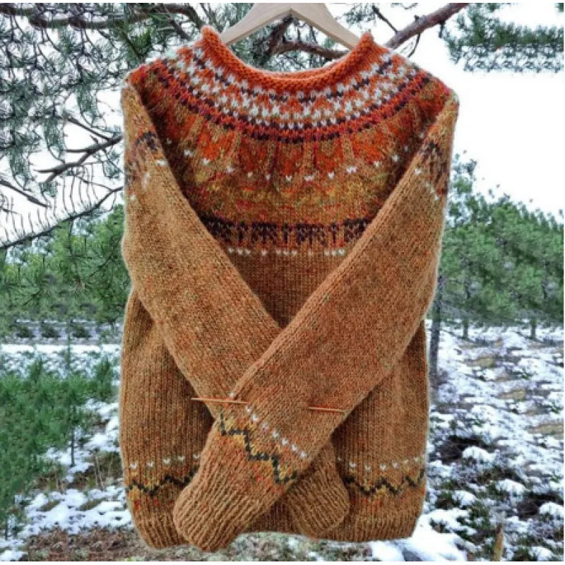 Drusilla – Fair Isle Yoke Knit Jumper