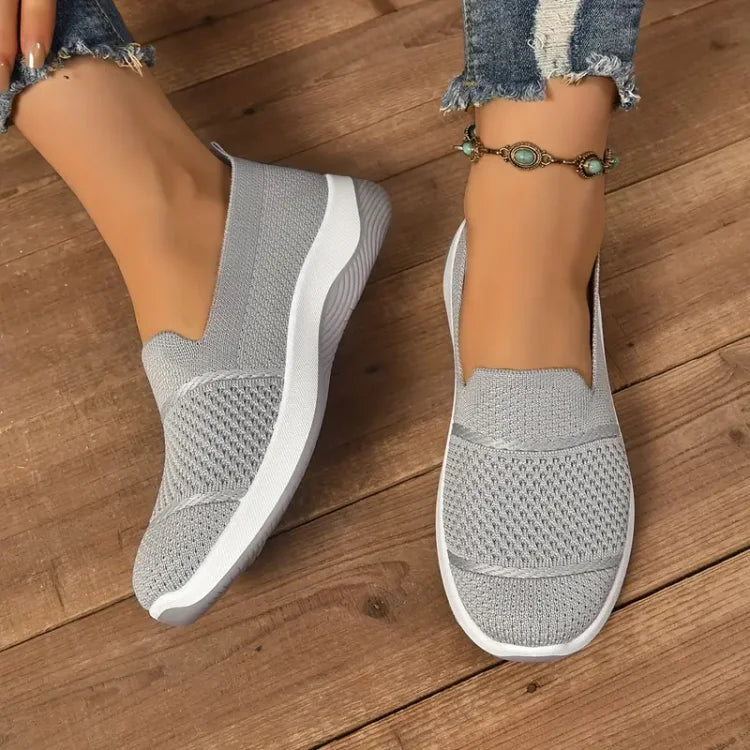 Daphne – Orthopaedic Knit Slip-On Trainers