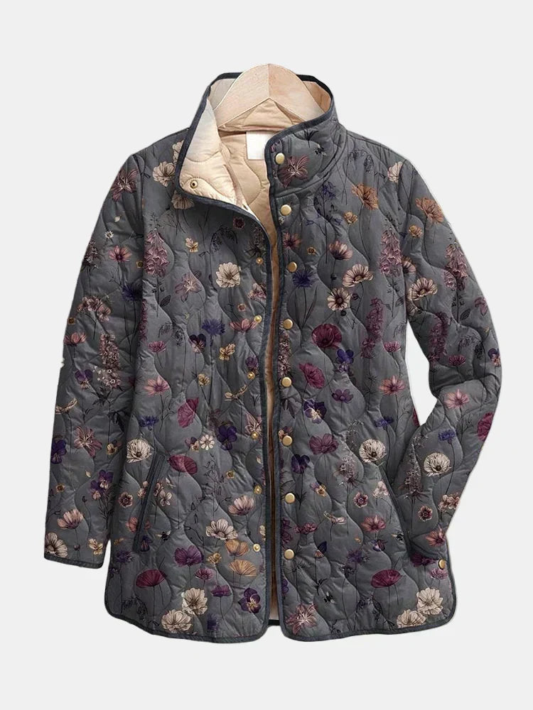Josie – Vintage Floral Quilted Jacket