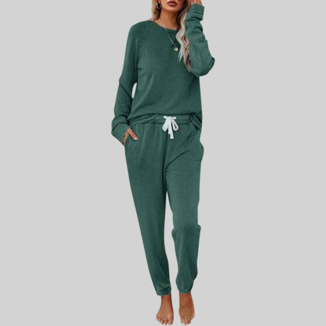 Tyne | Casual Long Sleeve and Joggers Set
