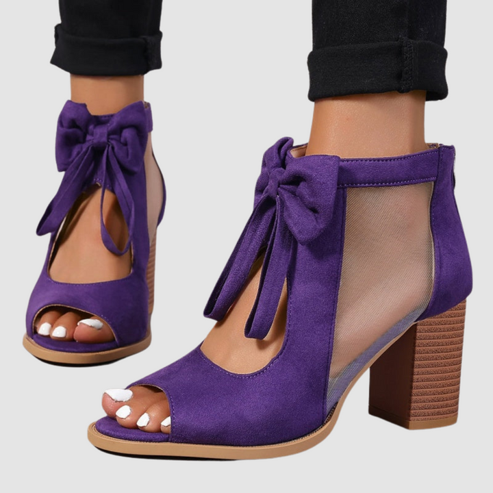 Nira | Bow Charm Orthopaedic Heels