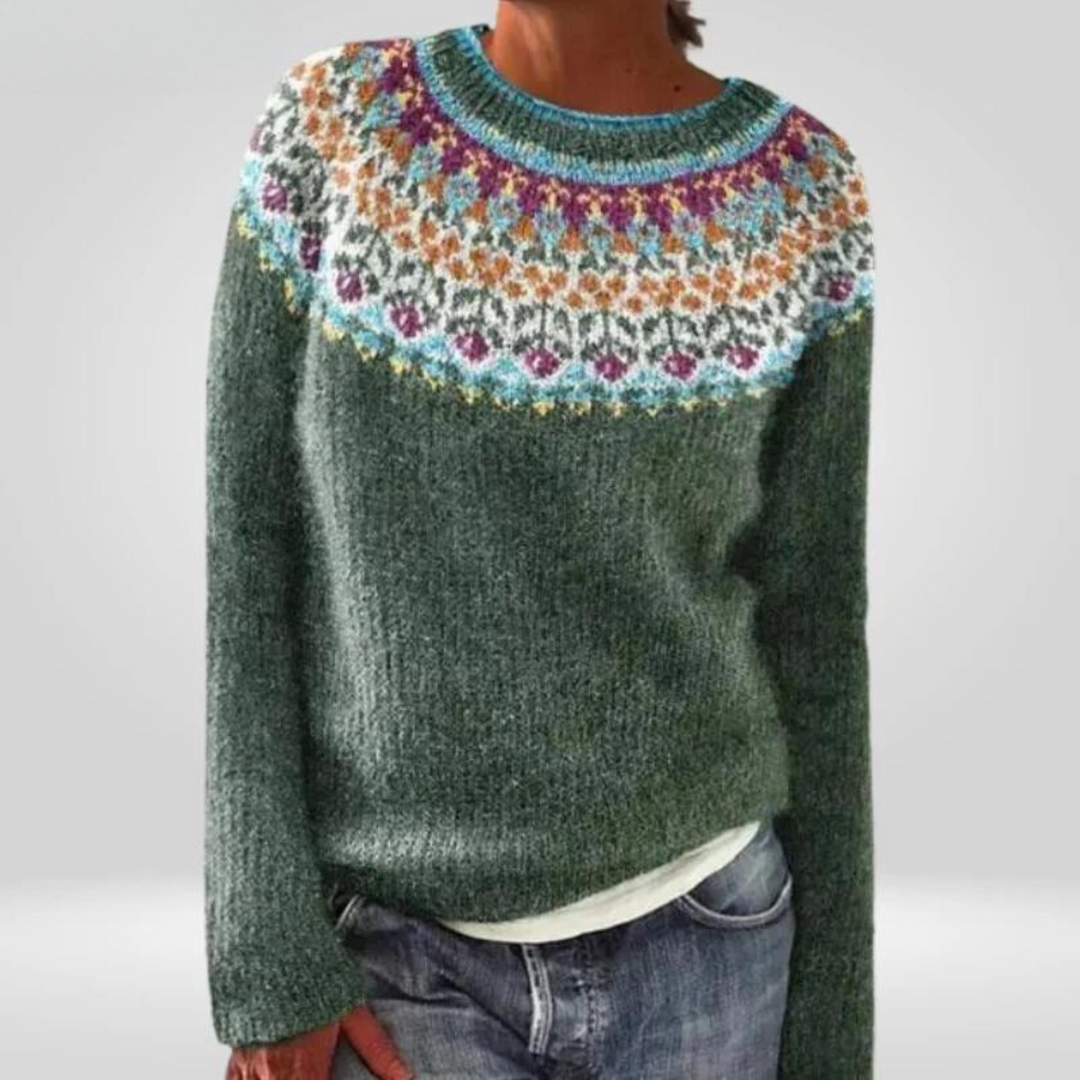 Etta – Fair Isle Knit Jumper