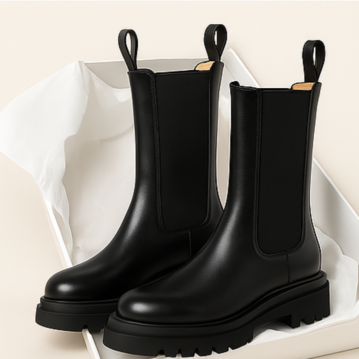 Rosamund – Chunky Sole Chelsea Boots