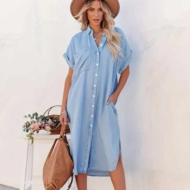 Cerys | Shirt-dress With Pockets