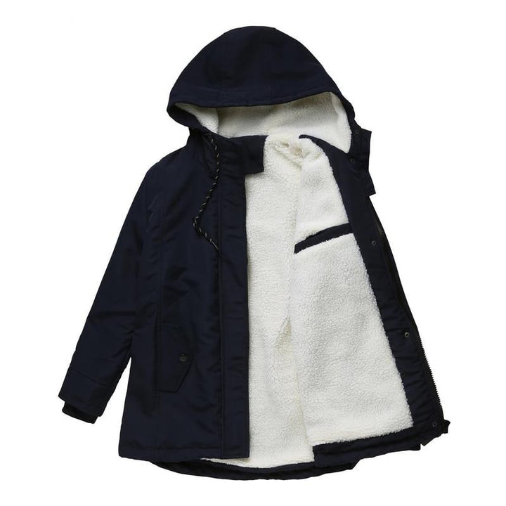 Emmeline – Hooded Winter Coat with Sherpa Lining