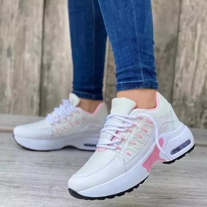 Camilla – Lace-Up Cushioned Everyday Trainers