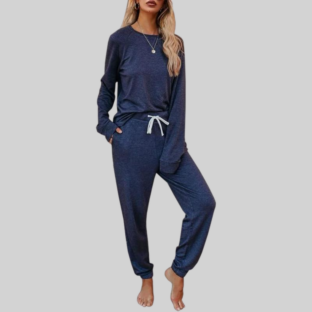 Tyne | Casual Long Sleeve and Joggers Set