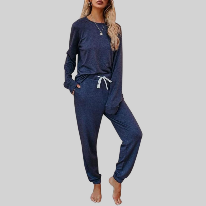 Tyne | Casual Long Sleeve and Joggers Set
