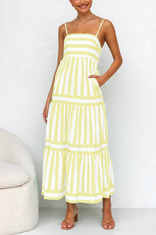 Rosalyn | Colour Block Maxi Dress