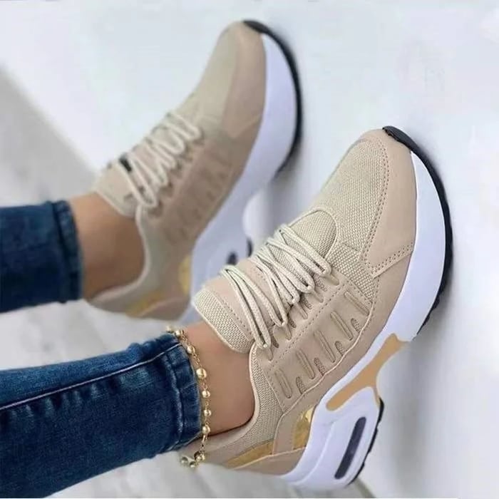 Camilla – Lace-Up Cushioned Everyday Trainers