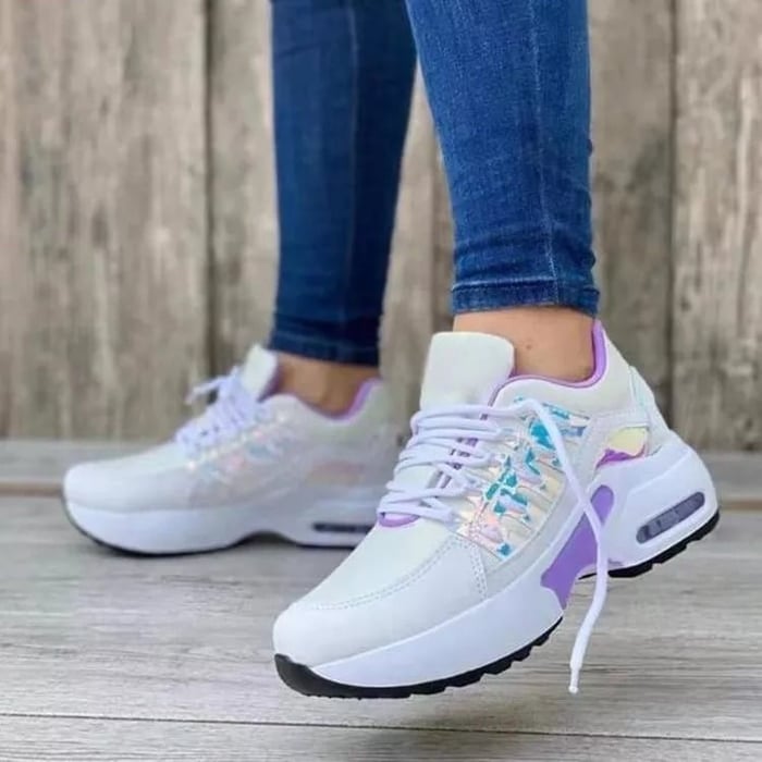 Camilla – Lace-Up Cushioned Everyday Trainers
