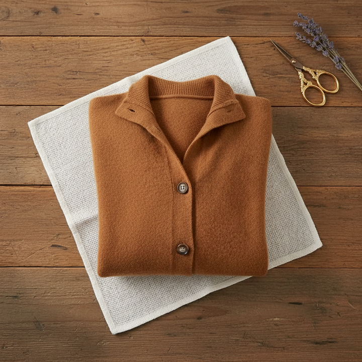 Juliet – Button-Up Collared Knit Cardigan