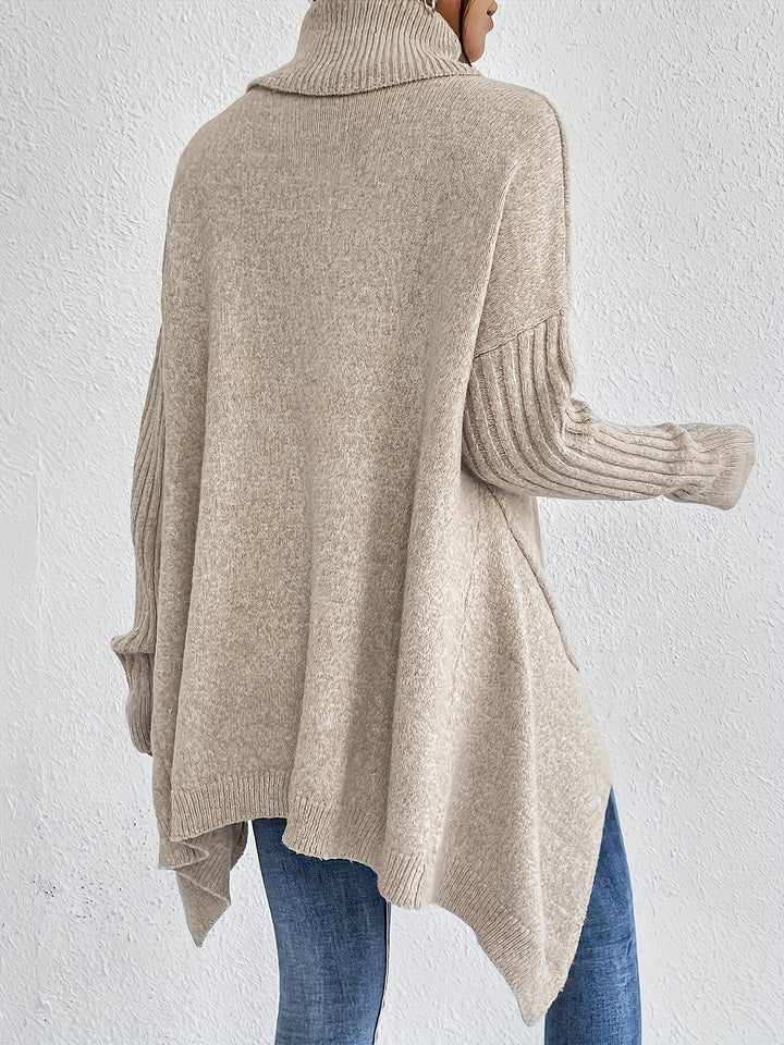 Nicola – Oversized Turtleneck Knit Jumper