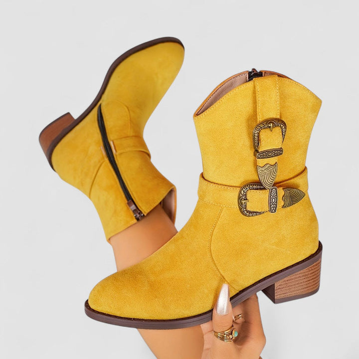 Susanna – Western Buckle Boots