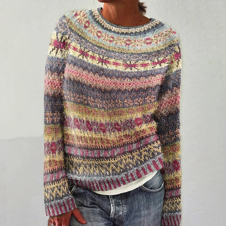 Helen – Fair Isle Knit Jumper