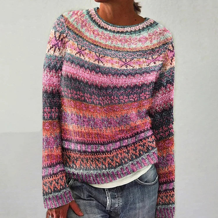 Cecily – Striped Knit Jumper