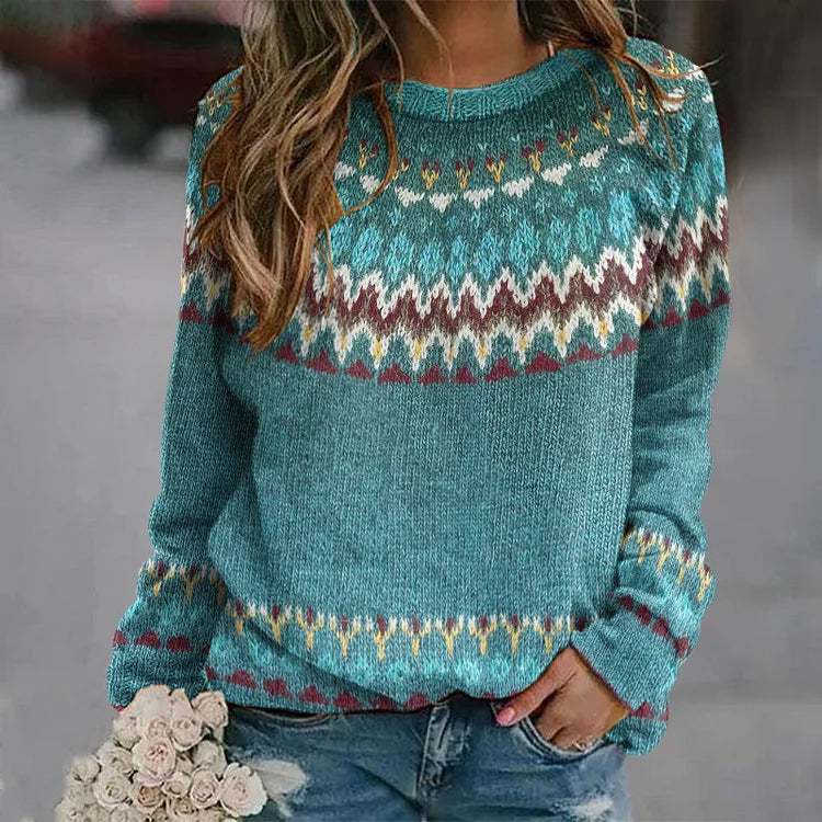 Christine – Fair Isle Knit Jumper
