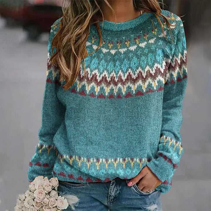Christine – Fair Isle Knit Jumper