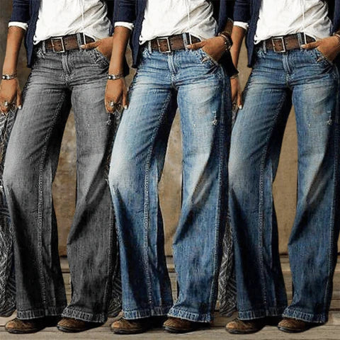 Amalie | Retro Wide Leg Jeans
