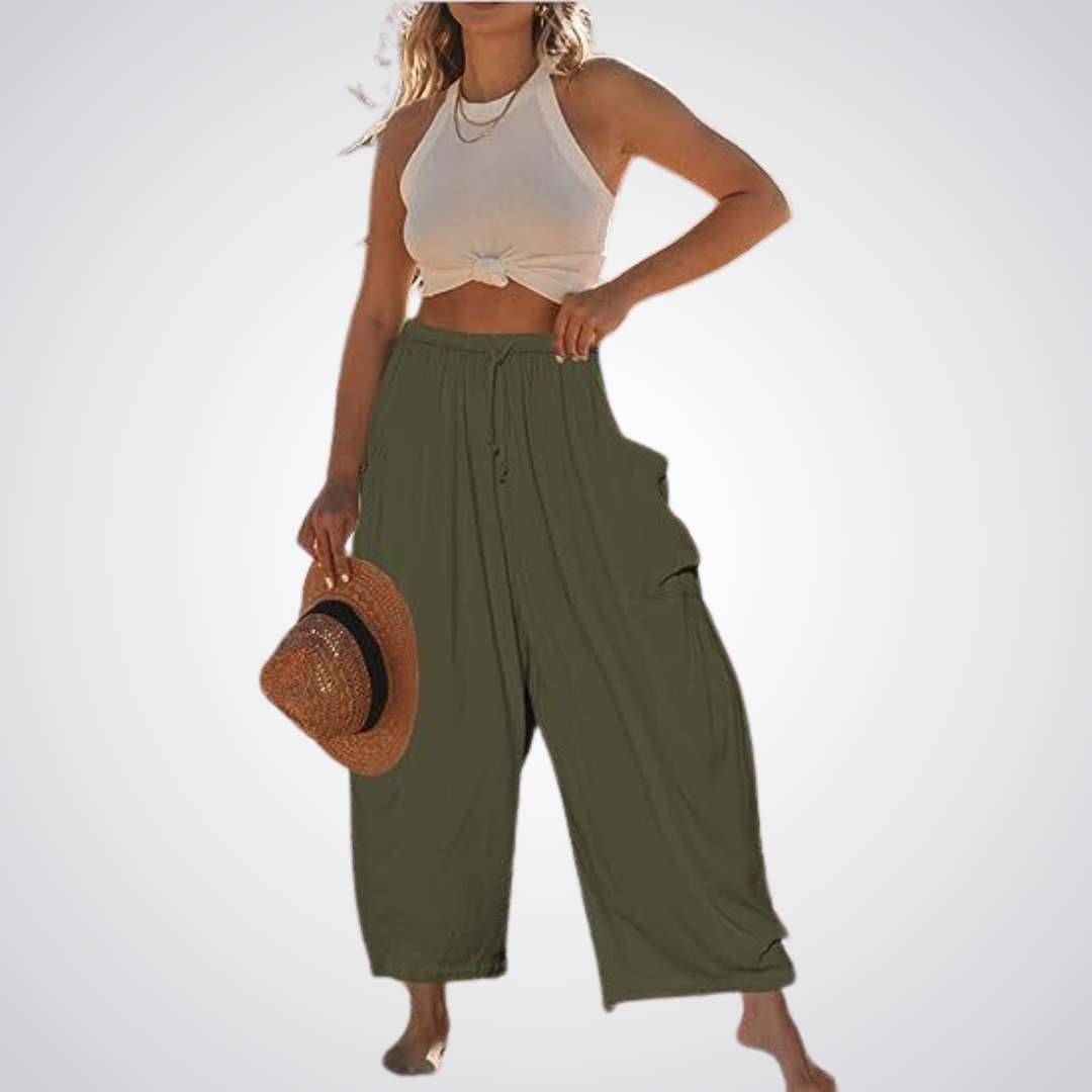 ELENA | Wide-Leg Comfort Trousers