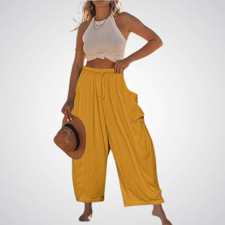 ELENA | Wide-Leg Comfort Trousers