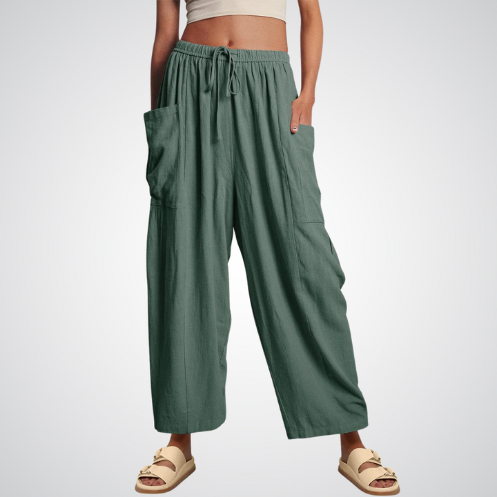 ELENA | Wide-Leg Comfort Trousers
