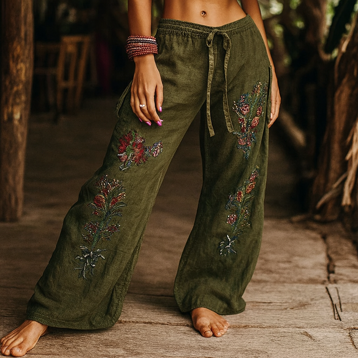Elyna | Effortless Boho Comfort Trousers