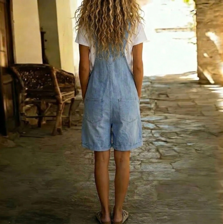 Isabella | Denim Short Dungarees