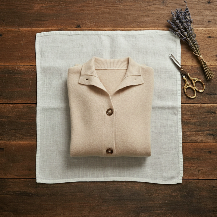 Delia – Collared Button-Down Knit Cardigan