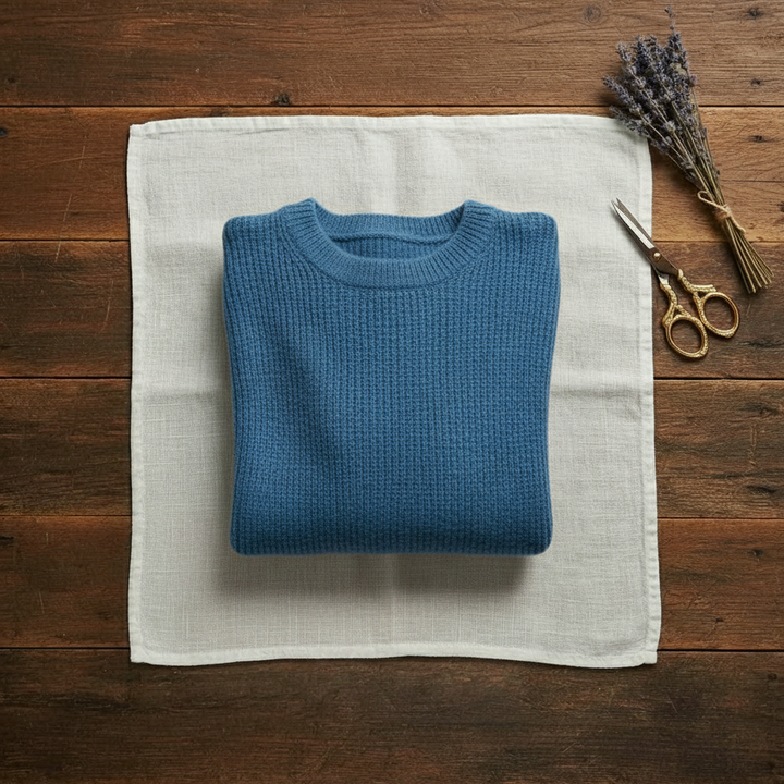 Agnes – Ribbed Knit Crewneck Jumper